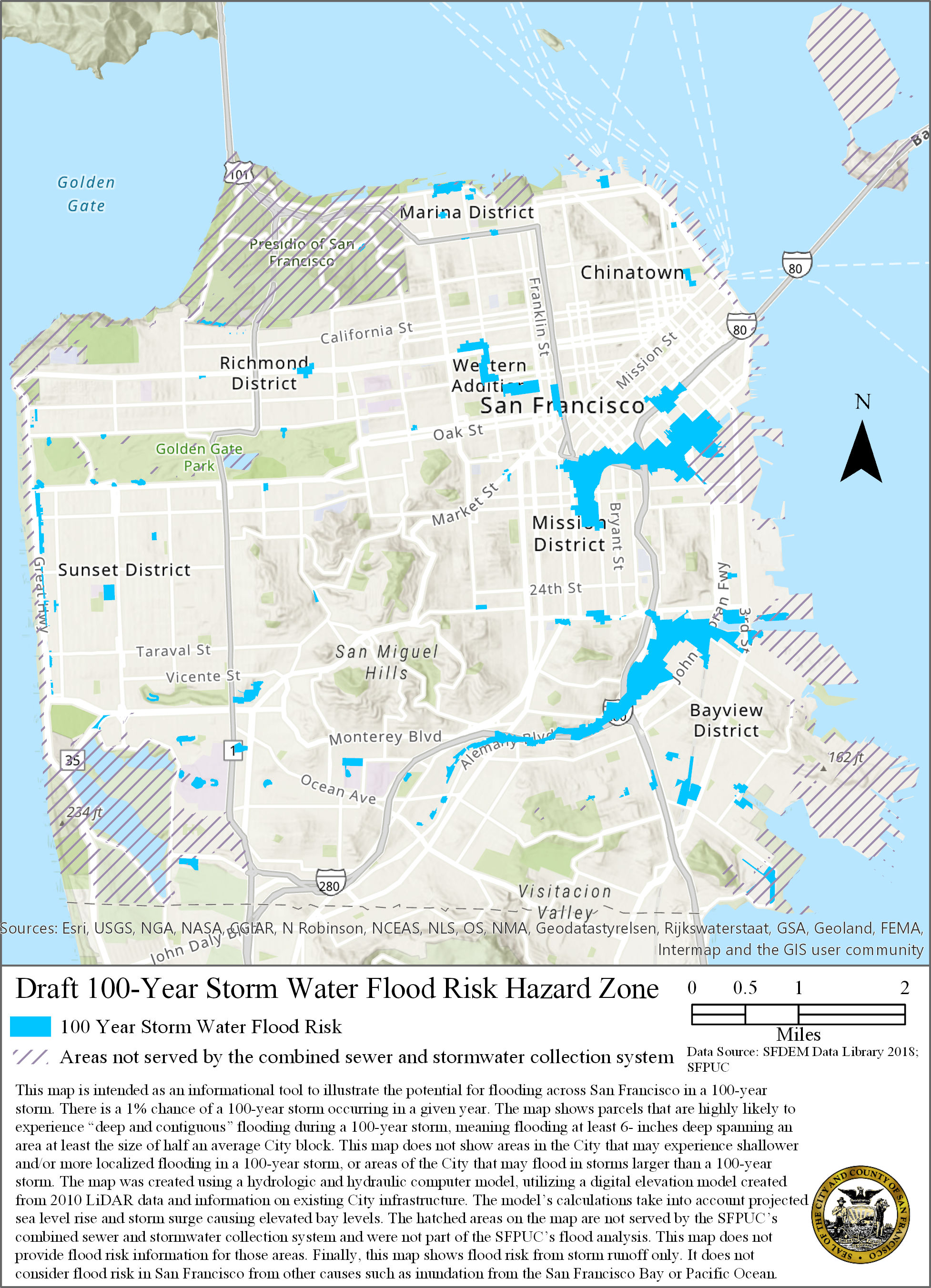 PUC Stormwater Flood Map