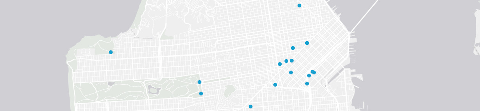 Map of Projects in San Francisco