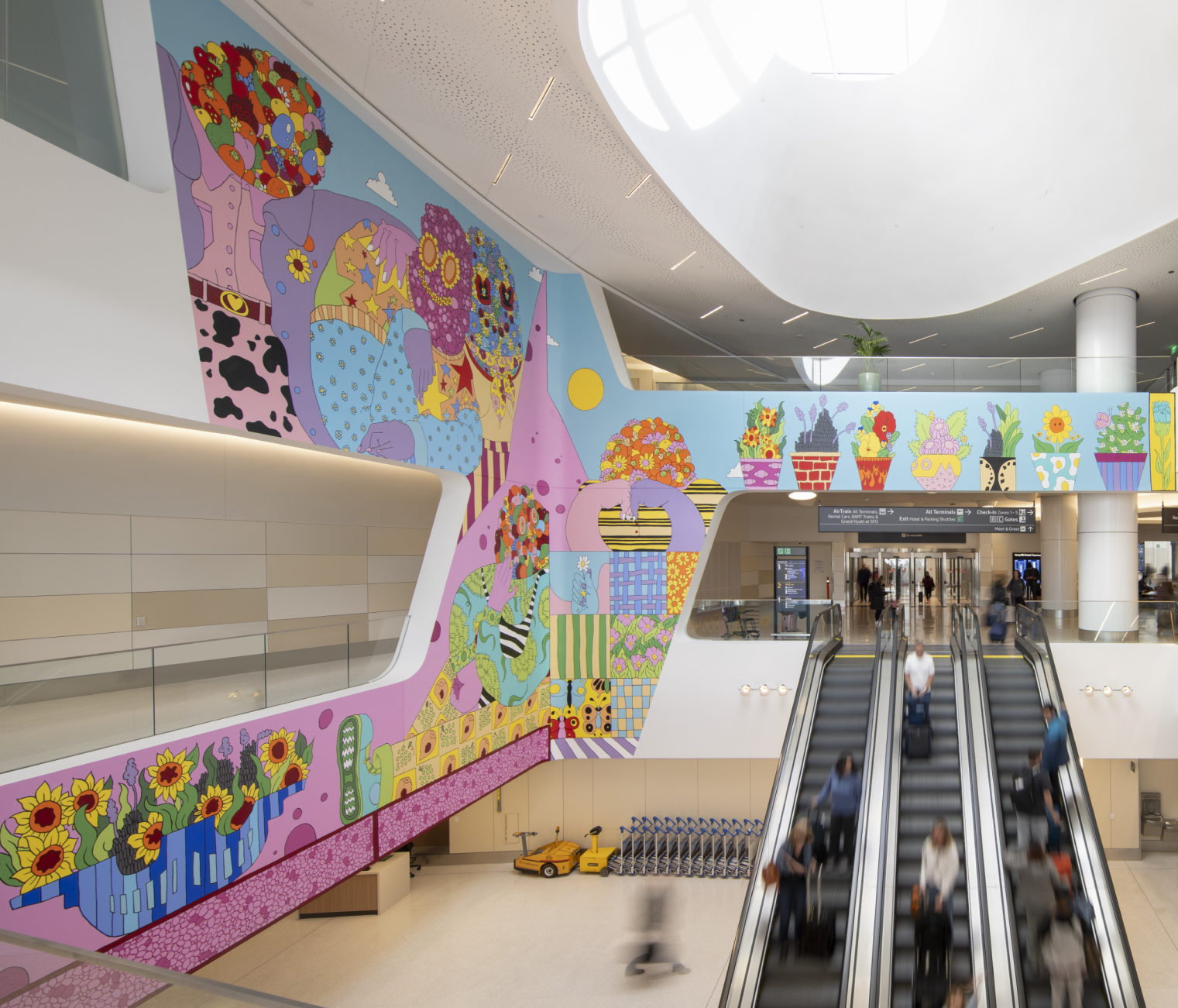 SFO – Terminal 1 Calderwood Public Art