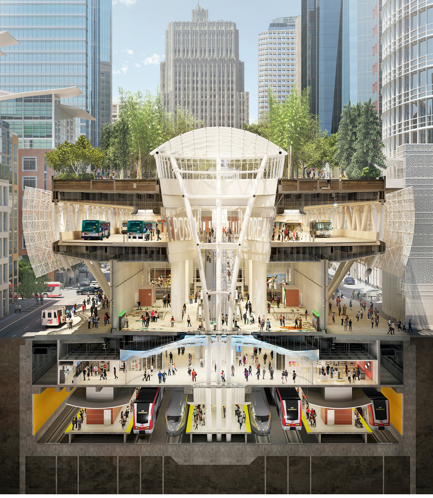 The Portal – Salesforce Transit Center Rendering