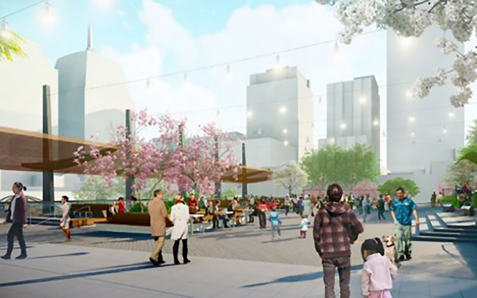 Porstmouth Square Rendering