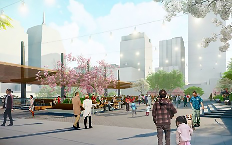 Porstmouth Square Rendering