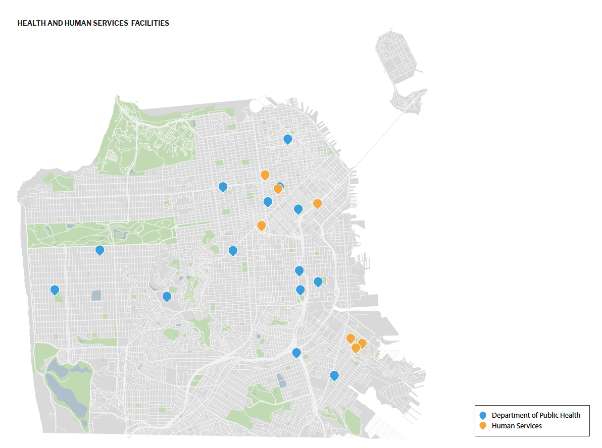 Health and Human Services Facilities Map