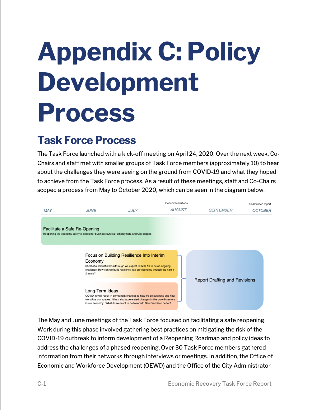 ERTF Appendix C - Policy Development Process