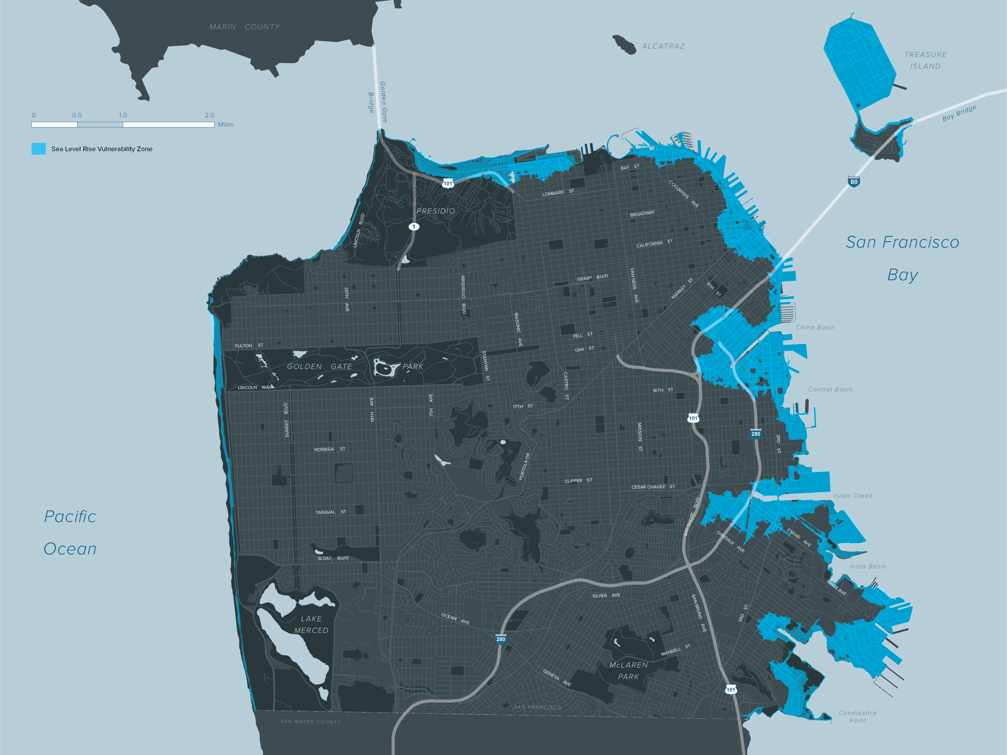Sea Level Rise Vulnerability Zone