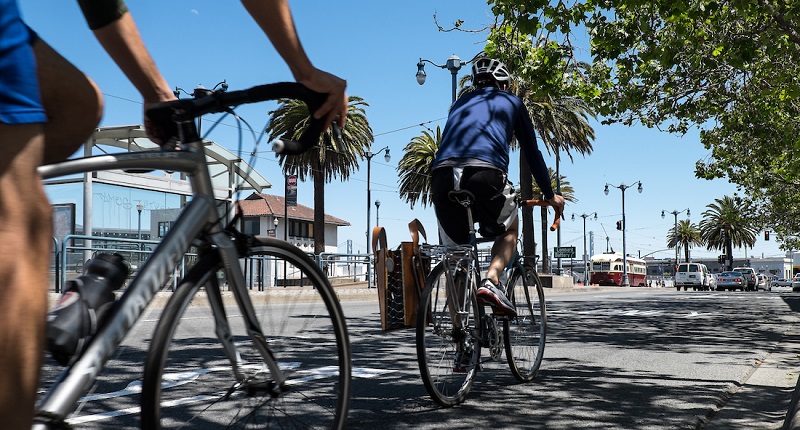 Bicycles on the Embarcadero