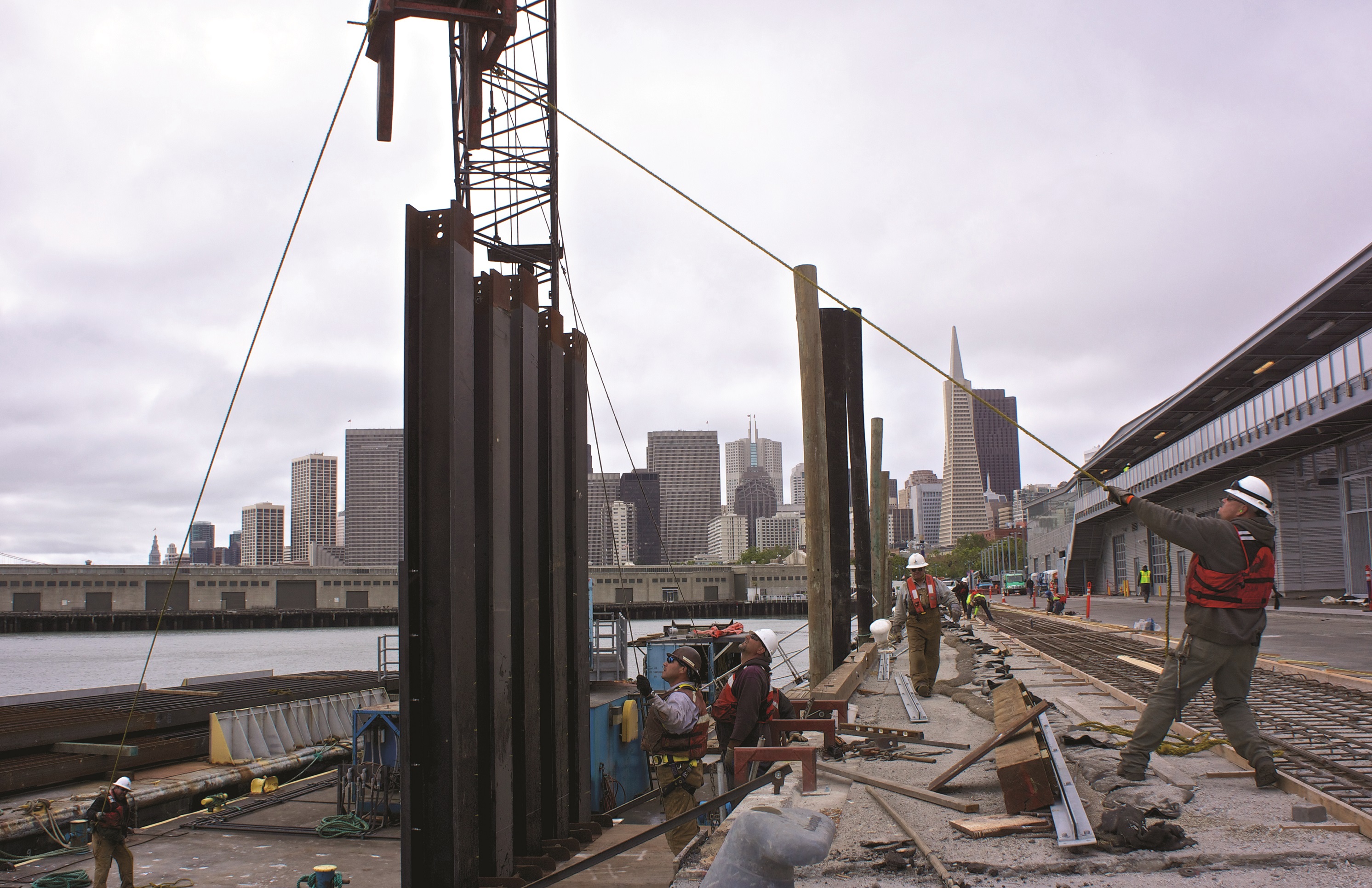 At Work on San Francisco's Piers